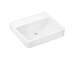 Hansgrohe Xanuia Q - Umyvadlo 55x48 cm, bez přepadu, bez otvoru pro baterii, SmartClean, bílá 61148450