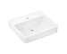 Hansgrohe Xanuia Q - Umyvadlo 55x48 cm, bez přepadu, otvor pro baterii, bílá 60236450