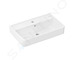 Hansgrohe Xanuia Q - Umyvadlo 60x37 cm, s přepadem, otvor pro baterii, bílá 60213450