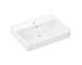 Hansgrohe Xanuia Q - Umyvadlo 65x48 cm, s přepadem, otvor pro baterii, bílá 60252450