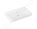 Hansgrohe Xanuia Q - Umyvadlo 80x48 cm, s přepadem, bez otvoru pro baterii, bílá 60251450