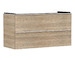 Hansgrohe Xelu Q - Umyvadlová skříňka, 63x118x50 cm, 2 zásuvky, přírodní dub/matná bílá 54037700