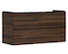 Hansgrohe Xelu Q - Umyvadlová skříňka, 63x118x50 cm, 2 zásuvky, tmavý ořech/matná černá 54038670