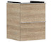 Hansgrohe Xelu Q - Umyvadlová skříňka, 63x48x50 cm, 2 zásuvky, přírodní dub/chrom 54021000