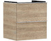 Hansgrohe Xelu Q - Umyvadlová skříňka, 63x58x50 cm, 2 zásuvky, přírodní dub/chrom 54025000