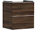 Hansgrohe Xelu Q - Umyvadlová skříňka, 63x58x50 cm, 2 zásuvky, tmavý ořech/chrom 54026000