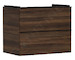 Hansgrohe Xelu Q - Umyvadlová skříňka, 63x78x50 cm, 2 zásuvky, tmavý ořech/matná černá 54030670