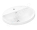 Hansgrohe Xuniva D - Umyvadlo, 55x45 cm, s přepadem, otvor pro baterii, bílá 60160450
