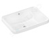 Hansgrohe Xuniva Q - Umyvadlo, 55x40 cm, s přepadem, bez otvoru pro baterii, bílá 60158450