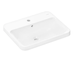 Hansgrohe Xuniva Q - Umyvadlo, 55x45 cm, s přepadem, otvor pro baterii, bílá 60162450