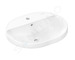 Hansgrohe Xuniva U - Umyvadlo, 55x45 cm, s přepadem, otvor pro baterii, bílá 60161450