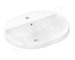 Hansgrohe Xuniva U - Umyvadlo, 55x45 cm, s přepadem, otvor pro baterii, SmartClean, bílá 61064450