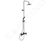 Ideal Standard Cerafine O - Sprchový set s vanovou baterií, průměr 20 cm, 1 proud, černá BC749XG