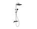 Ideal Standard CeraFlow T25+ - Sprchový set s baterií, 26x26 cm, 2 proudy, hedvábná černá A8533XG