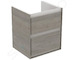 Ideal Standard Connect Air - Umyvadlová skříňka 43x40x52 cm, šedý dub/matný bílý lak E1608PS