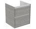 Ideal Standard Connect Air - Umyvadlová skříňka 48x41x52 cm, šedý dub/matný bílý lak E1607PS