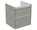 Ideal Standard Connect Air - Umyvadlová skříňka 48x41x52 cm, šedý dub/matný bílý lak E1607PS