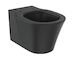 Ideal Standard Connect Air - Závěsné WC, AquaBlade, černá E0054V3