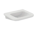 Ideal Standard Contour 21+ - Umyvadlo bezbariérové 65x56 cm, bez přepadu, bez otvoru pro baterii, SmartGuard+, bílá E3624HY