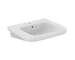 Ideal Standard Contour 21+ - Umyvadlo bezbariérové 65x56 cm, s přepadem, otvor pro baterii, SmartGuard+, bílá E3622HY