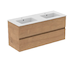 Ideal Standard Eurovit+ - Skříňka s dvojumyvadlem, 55x120x44 cm, 2 zásuvky, přírodní dub R0576Y8
