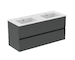 Ideal Standard Eurovit+ - Skříňka s dvojumyvadlem, 55x120x44 cm, 2 zásuvky, tmavě šedá R0576TI