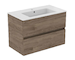 Ideal Standard Eurovit+ - Skříňka s umyvadlem, 55x80x44 cm, 2 zásuvky, ořech R0574Y9