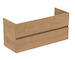 Ideal Standard Eurovit - Umyvadlová skříňka, 55x120x44 cm, 2 zásuvky, dub R0266Y8