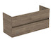 Ideal Standard Eurovit - Umyvadlová skříňka, 55x120x44 cm, 2 zásuvky, ořech R0266Y9