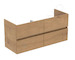 Ideal Standard Eurovit - Umyvadlová skříňka, 55x120x44 cm, 4 zásuvky, dub R0267Y8