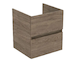Ideal Standard Eurovit+ - Umyvadlová skříňka, 55x50x44 cm, 2 zásuvky, ořech R0256Y9