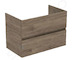 Ideal Standard Eurovit - Umyvadlová skříňka, 55x80x44 cm, 2 zásuvky, ořech R0263Y9