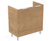 Ideal Standard Eurovit - Umyvadlová skříňka, 84x80x44 cm, 2 dvířka, panty L/P, dub R0262Y8