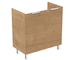 Ideal Standard Eurovit+ - Umyvadlová skříňka, 84x80x44 cm, 2 dvířka, panty L/P, dub R0262Y8