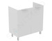 Ideal Standard Eurovit - Umyvadlová skříňka, 84x80x44 cm, 2 dvířka, panty L/P, lesklá bílá R0262WG