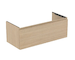 Ideal Standard Finesse - Umyvadlová skříňka, 100x44x38 cm, 1 zásuvka, bílý dub E3384US