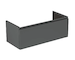 Ideal Standard Finesse - Umyvadlová skříňka, 100x44x38 cm, 1 zásuvka, matný antracit E3384Y2