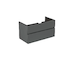 Ideal Standard Finesse - Umyvadlová skříňka 100x51x55 cm, 2 zásuvky, matný antracit E3446Y2