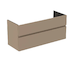 Ideal Standard Finesse - Umyvadlová skříňka, 120x44x55 cm, 2 zásuvky, Matt Greige E3385UP