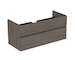 Ideal Standard Finesse - Umyvadlová skříňka, 120x51x55 cm, 2 zásuvky, Dark Elm E3394UR