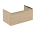 Ideal Standard Finesse - Umyvadlová skříňka, 80x44x38 cm, 1 zásuvka, bílý dub E3383US