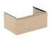 Ideal Standard Finesse - Umyvadlová skříňka, 80x51x37 cm, 1 zásuvka, bílý dub E3392US
