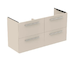 Ideal Standard i.Life A - Umyvadlová skříňka, 120x63x44 cm, 4 zásuvky, matná písková T5513NF
