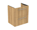 Ideal Standard i.Life A - Umyvadlová skříňka, 58x44x63 cm, 2 zásuvky, přírodní dub T6850NX