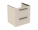 Ideal Standard i.Life B - Umyvadlová skříňka 60x63x51 cm, 2 zásuvky, matná písková T5270NF