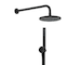 Ideal Standard Idealrain - Sprchový set bez baterie, průměr 20 cm, matná černá BD389XG
