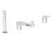 Ideal Standard La Dolce Vita - Baterie na okraj vany, 4-otvorová instalace, chrom BD671AA
