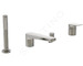 Ideal Standard La Dolce Vita - Baterie na okraj vany, 4-otvorová instalace, Silver Storm BD671GN