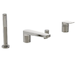 Ideal Standard La Dolce Vita - Baterie na okraj vany, 4-otvorová instalace, Silver Storm BD671GN