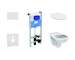 Ideal Standard ProSys - Set předstěnové instalace, klozet Alpha se sedátkem, tlačítko Oleas M2, SoftClose, bílá ProSys120M SP37